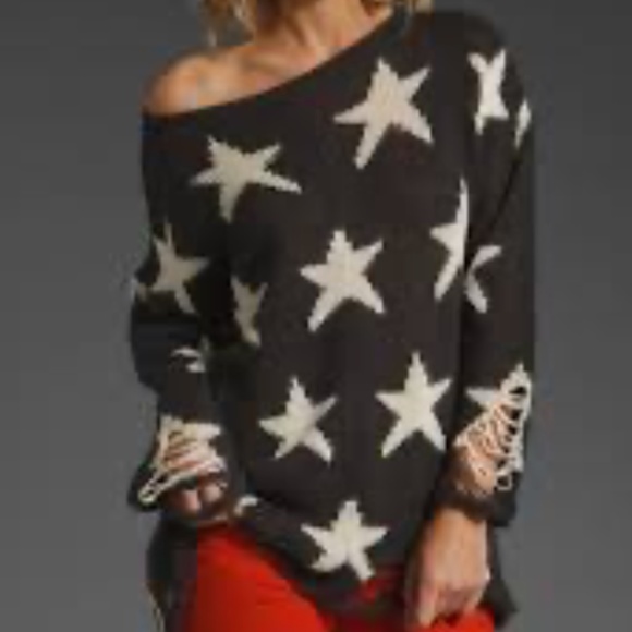 Wildfox White Label Seeing Stars Lennon Sweater XS - Picture 6 of 6